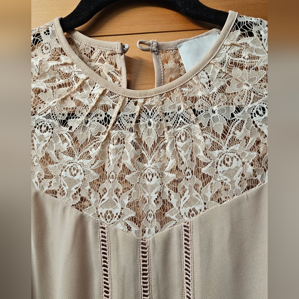 Greylin Pink Lace Blouse